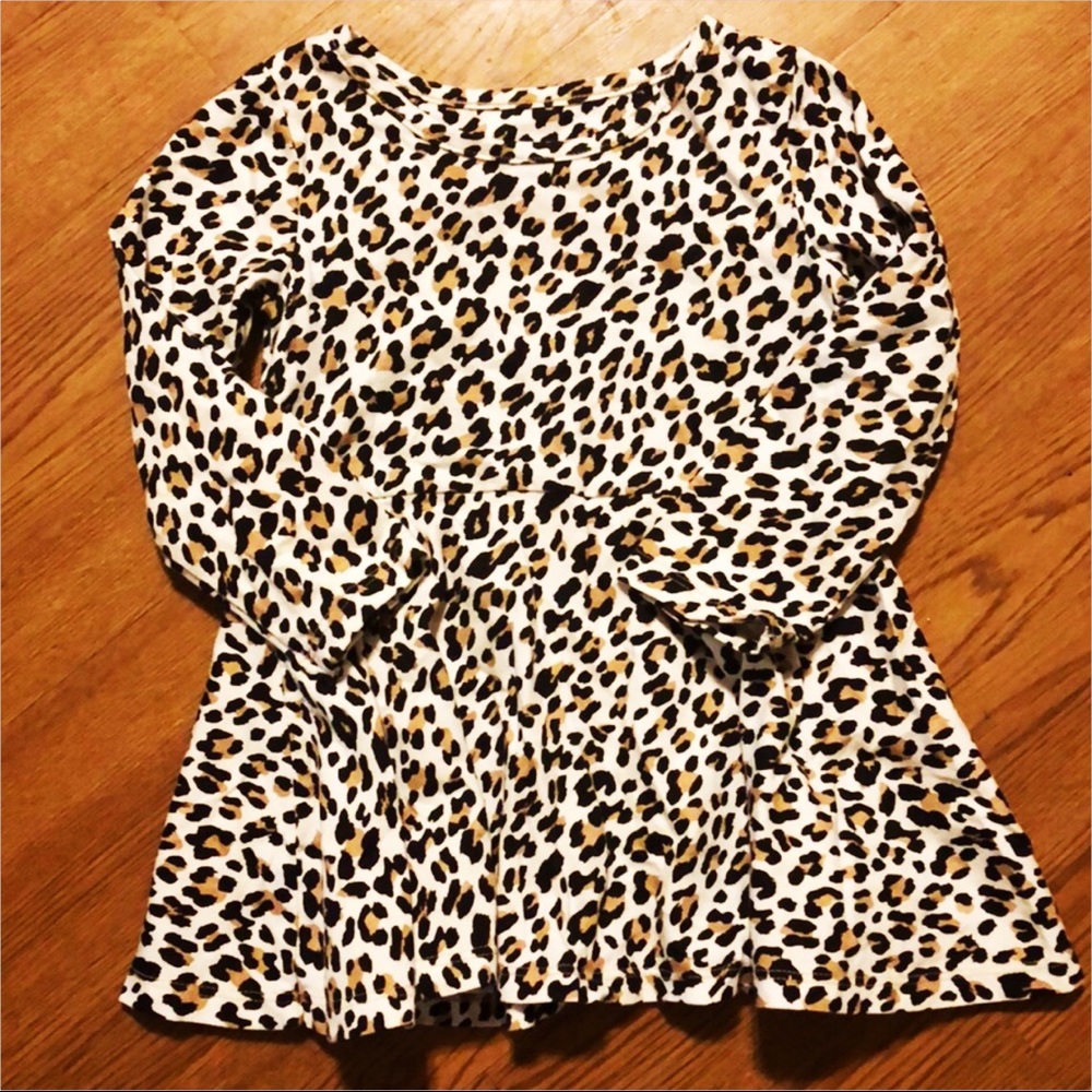 NWOT! Leopard Dress with Open Back